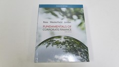 Fundamentals of Corporate Finance Standard Edition (McGraw-Hill/Irwin Series…