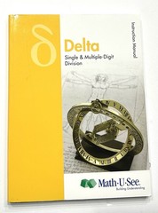 Math U See/ Delta Instructional Manual Single Multiple Digit Division, NEW
