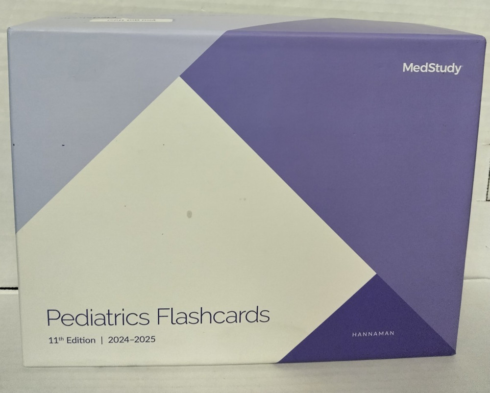 Pediatric Medstudy Flash Cards 2024-2025 Edition