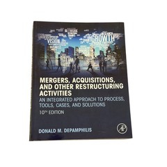 Mergers Acquisitions Restructuring Textbook 10th Ed Paper Back