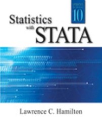 Statistics with STATA: Version 10 by Lawrence C. Hamilton