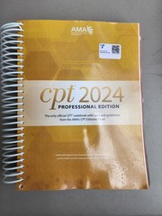 CPT 2024 Professional Edition AMA Medical Coding Spiral-Bound Reference