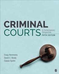 Criminal Courts: A Contemporary – Paperback, by Hemmens Craig T.; – Acceptable