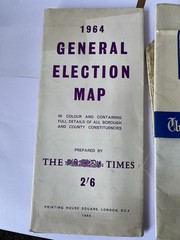 3 Maps Of great Britain General Election Map 1964 Times Telegraph Geographia